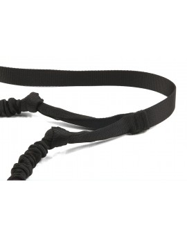 Laisse CANICROSS double amortisseur extensible 2m