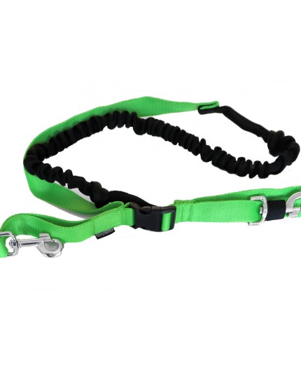 Laisse CANICROSS amortisseur extensible 2,5m