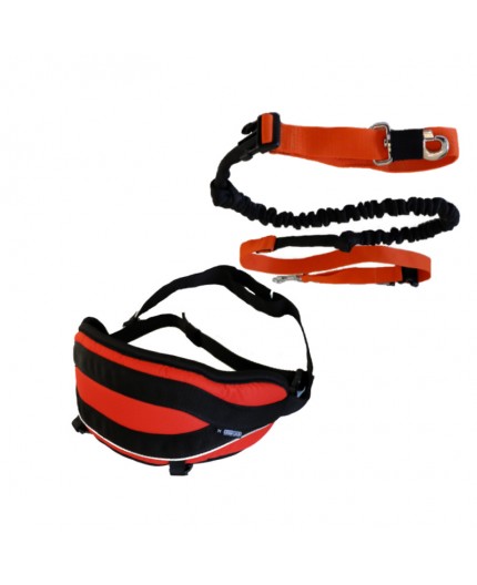 Kit Professionnel de canicross: Ceinture Confort Pro+Laisse extensible