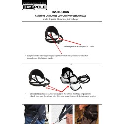 Ceinture Canicross Confort PROFESSIONNELLE