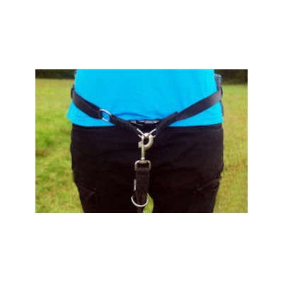 Ceinture ventrale Click&Run de promenade, jogging avec chien