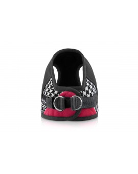 Harnais et laisse glamour rose