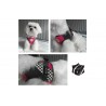 Harnais et laisse glamour rose
