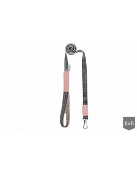 Harnais d'hiver Yeti avec laisse rose