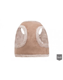 Harnais d'hiver Yeti avec laisse rose